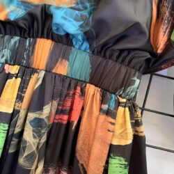 5925371511 Kadın Saten Beli Lastikli Maxi Boy Uzun Kol Tesettür Günlük Gece Davet Abiye Elbise