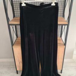 Kadın Siyah Pantolon Kemerli Gömlek Şık Ikili Takım