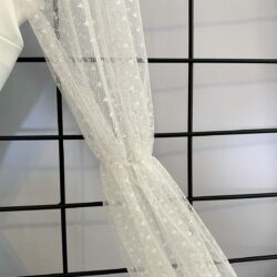 3536577973 Kadın Geniş Kalıp Beyaz Saten Ve Tül Kollu Parti Doğum Günü Düğün Nişan Kına Abiye Tasarım Elbise