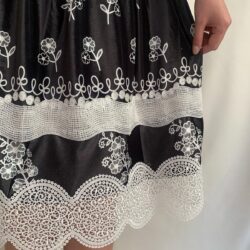 548159517 Kadın Siyah Kadife Kruvaze Dantel Detaylı Midi Boy Abiye Gece Davet Düğün Kına Kışlık Tasarım Elbise