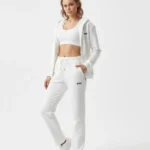 3 İplik Şardonlu Eşofman Altı (ÜRÜN TEK ALT PARÇADIR) - Beyaz