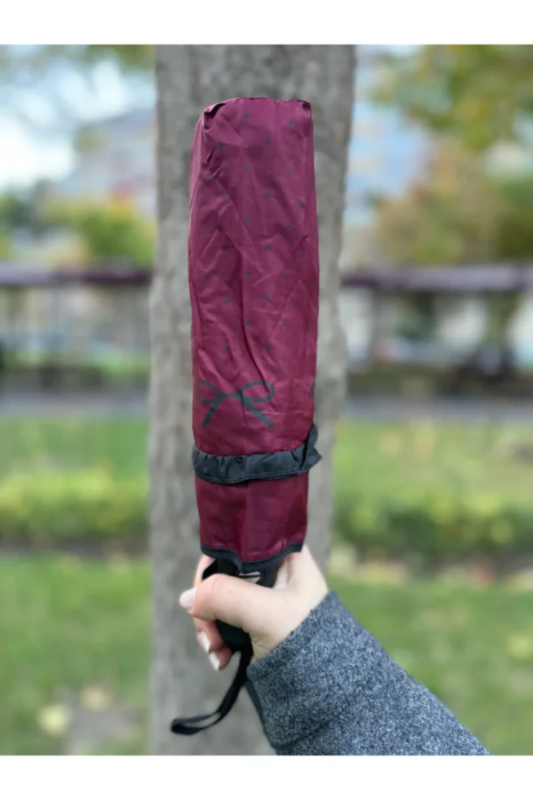 8 Telli Tam Otomatik Rüzgara Dayanıklı Desenli Şemsiye