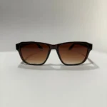 GB985 PARLAK KAHVERENGİ KADIN GÜNEŞ GÖZLÜĞÜ - Metalik