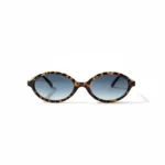 Kadın Oval Küçük Güneş Gözlüğü Ek:54 - Kahverengi