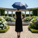 Lacivert 8 Telli Tam Otomatik Rüzgara Dayanıklı Düz Renk Şemsiye