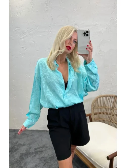 saten-oversize-gomlek Saten Oversize Gömlek