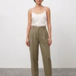 Kadın Gabardin Kumaş Havuç Pantolon