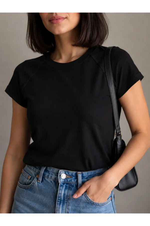 Modal Kumaş Basic Tişört